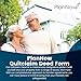 PlanNow Quitclaim Deed Form - Legal Documents Forms Transfer Claims to Property from Individual to Individual with Easy Instructions | Attorney Approved Legal Form