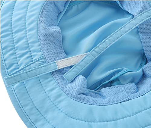 Connectyle Kids Upf 50+ Bucket Sun Hat Uv Sun Protection, Aqua Blue, 2-6T #TOP6
