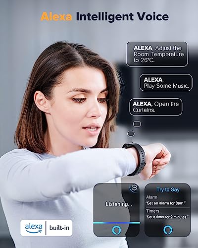 Quican 1.85 Smart Watches for Men Android and iPhone, Alexa Built-in Smartwatches for Men and Women 21.25 + 50% Off Code 2EOUTKWB - image 3
