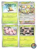 Alolan Exeggutor ex 133/191 - Surging Sparks – Tera Pokemon Evolution 4 Card Lot