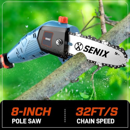 SENIX 8-Inch Oregon Bar Pole Saw