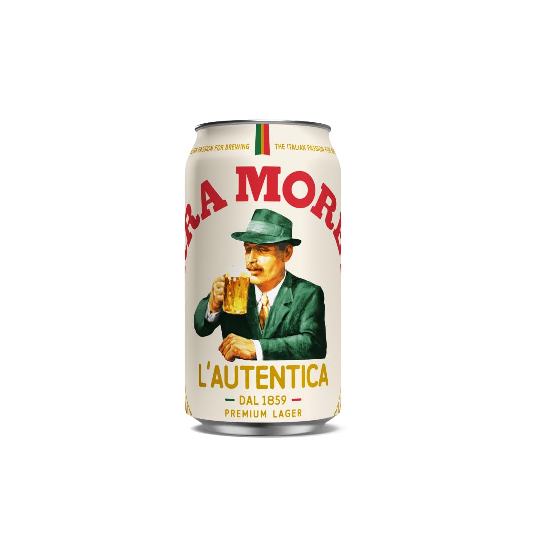 Birra Moretti Helles Bier Einweg (24 x 0,33l Dosen)