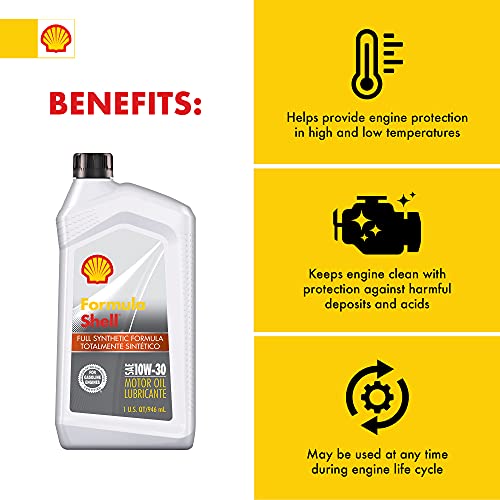 Formula Shell Full Synthetic 10W-30 Aceite de Motor miniatura 4