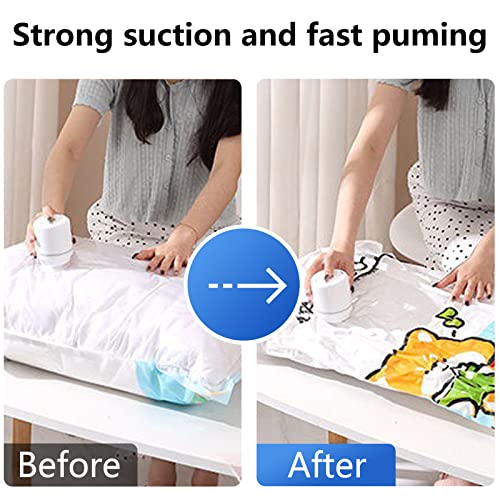 Image of Portable Electric Vacuum Pump for Clothes Bags, 30W High Efficiency, with 4.0 kPa Ultra Powerful Suction
