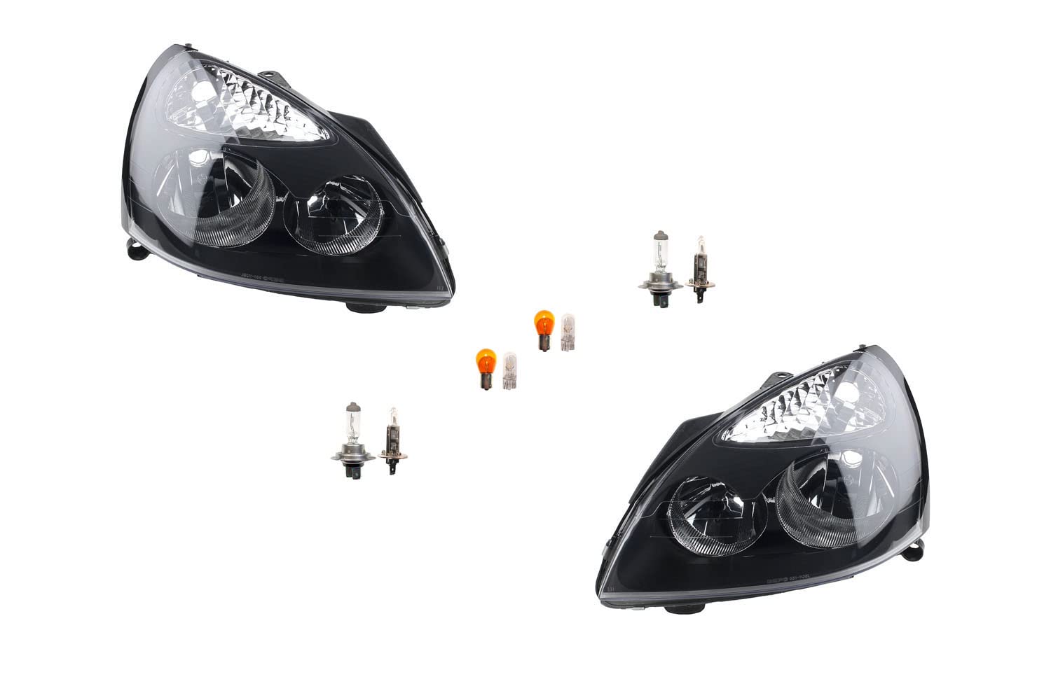 Johns Fari alogeni adatti per Renault Clio BB CB -2005 Set di lampadine Li Re