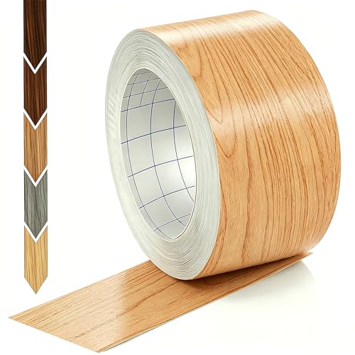 Image of GSCIT Club Wood Grain Repair Tape, 2.4 inch X 15ft Self Adhesive Maple Grain Repair Patch for Tables, Chairs, Baseboards, Doors, Windows, Floors, Handicraft DIY.
