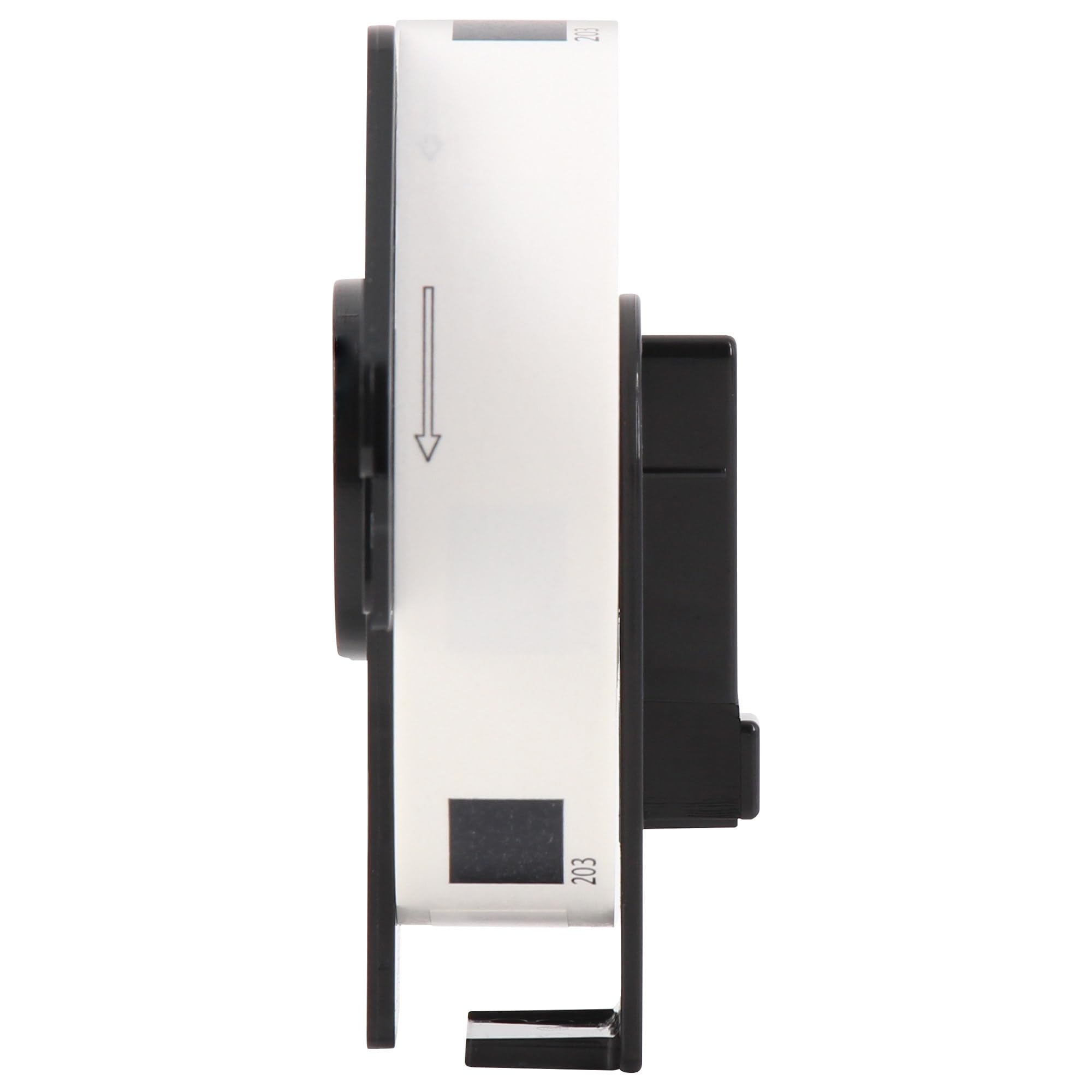 Brother DK-12033PK DK-12033PK Etichette fustellate per cartelle di file, affidabilità di lunga durata, 300 etichette per rotolo, (3) rotoli per scatola, bianco (DK12033PK)