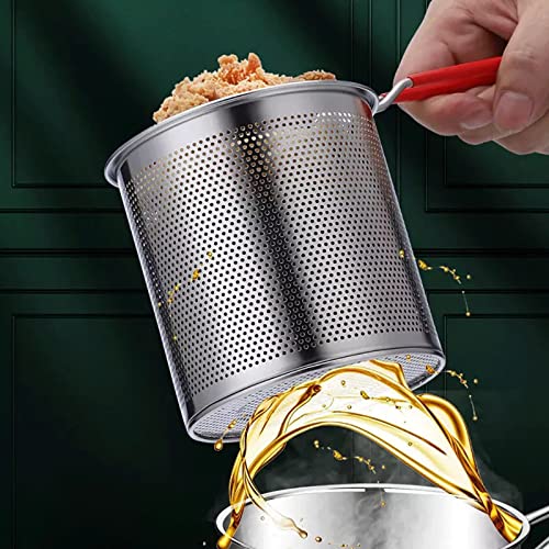 Friteuse en acier inoxydable durable avec panier de filtration gaz - 3