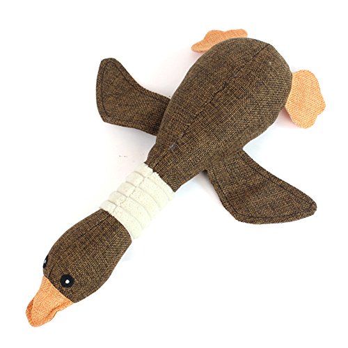 Oyov2L Pet Chew Toy Pet Dog Goosey Sound Toys Bite Training Playing for Small Dog Cats Chew Toy Plush Toys Great Gifts Coffee