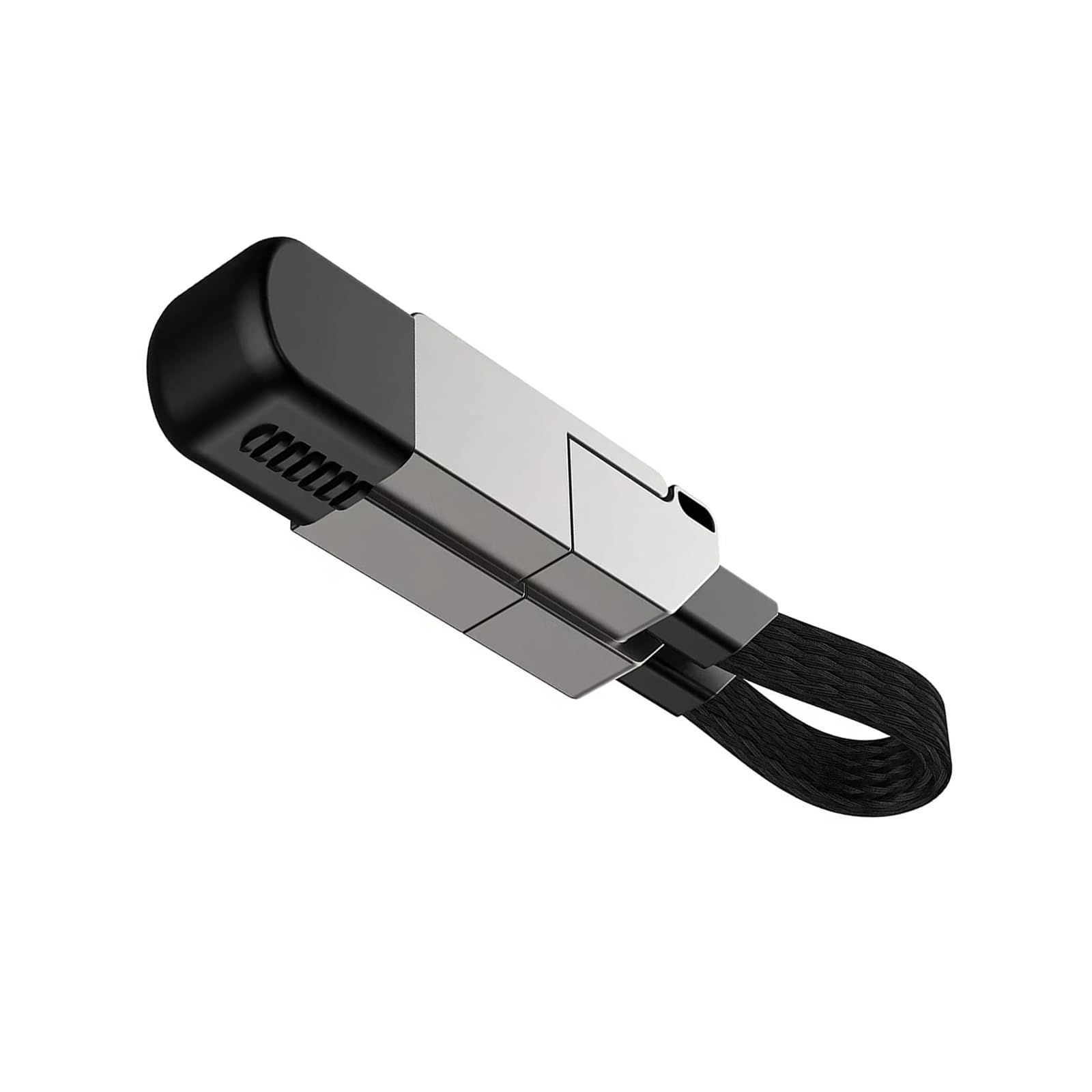 Sisyeuo Black Gray Zincs Alloy Reinforced Charging Cord 60W Super Fast Charging Otgs Data Transfer 4 Port Design Works With Smartphones Tablets Laptops Otgs Data Transfer Usb C Cable