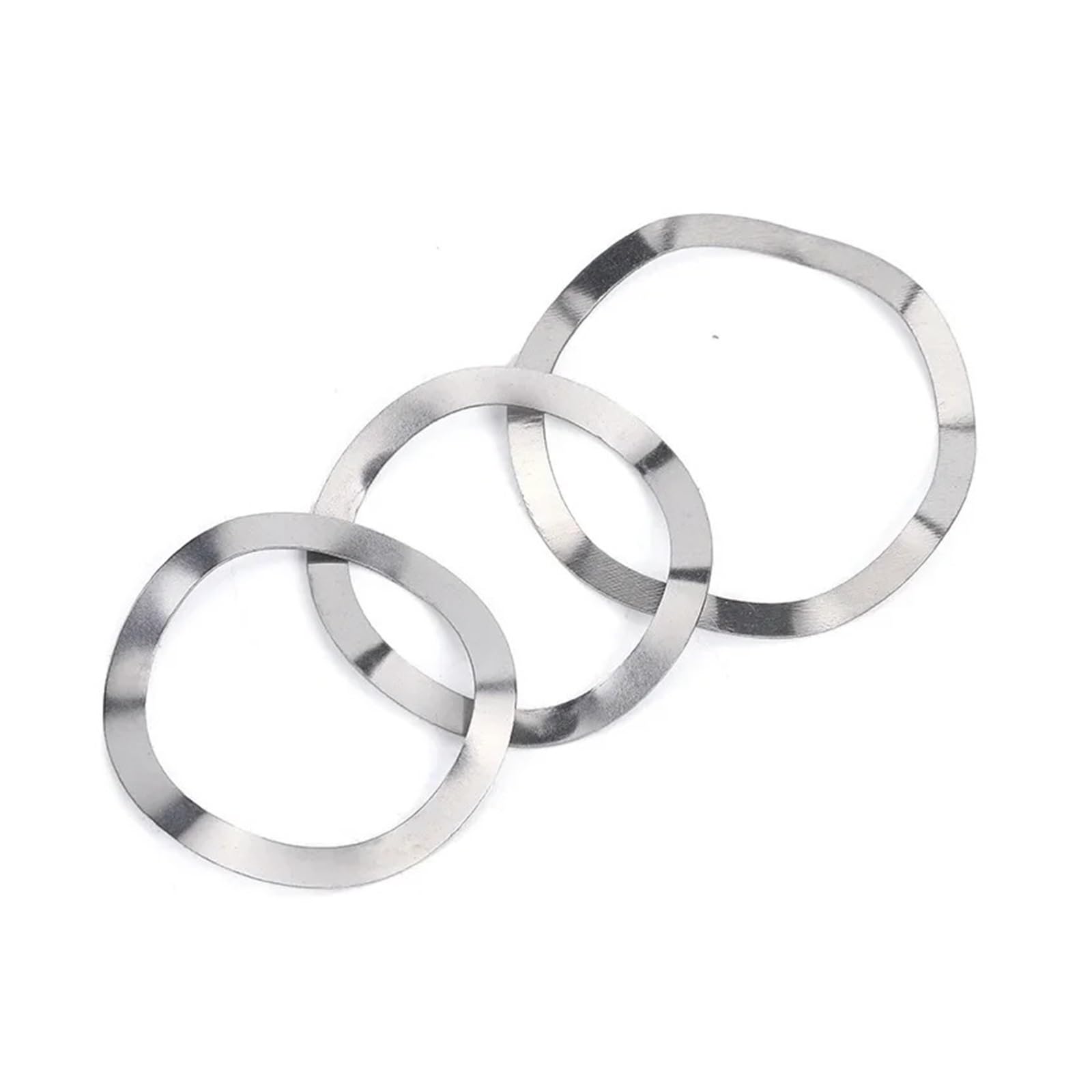 304 Acier Inoxydable M3 M4 M5 M6 M8 M10 M12 M16 Trois Vagues Entretoises Crête Ressort Rondelle Joints Anneau(M16x21x0.3)