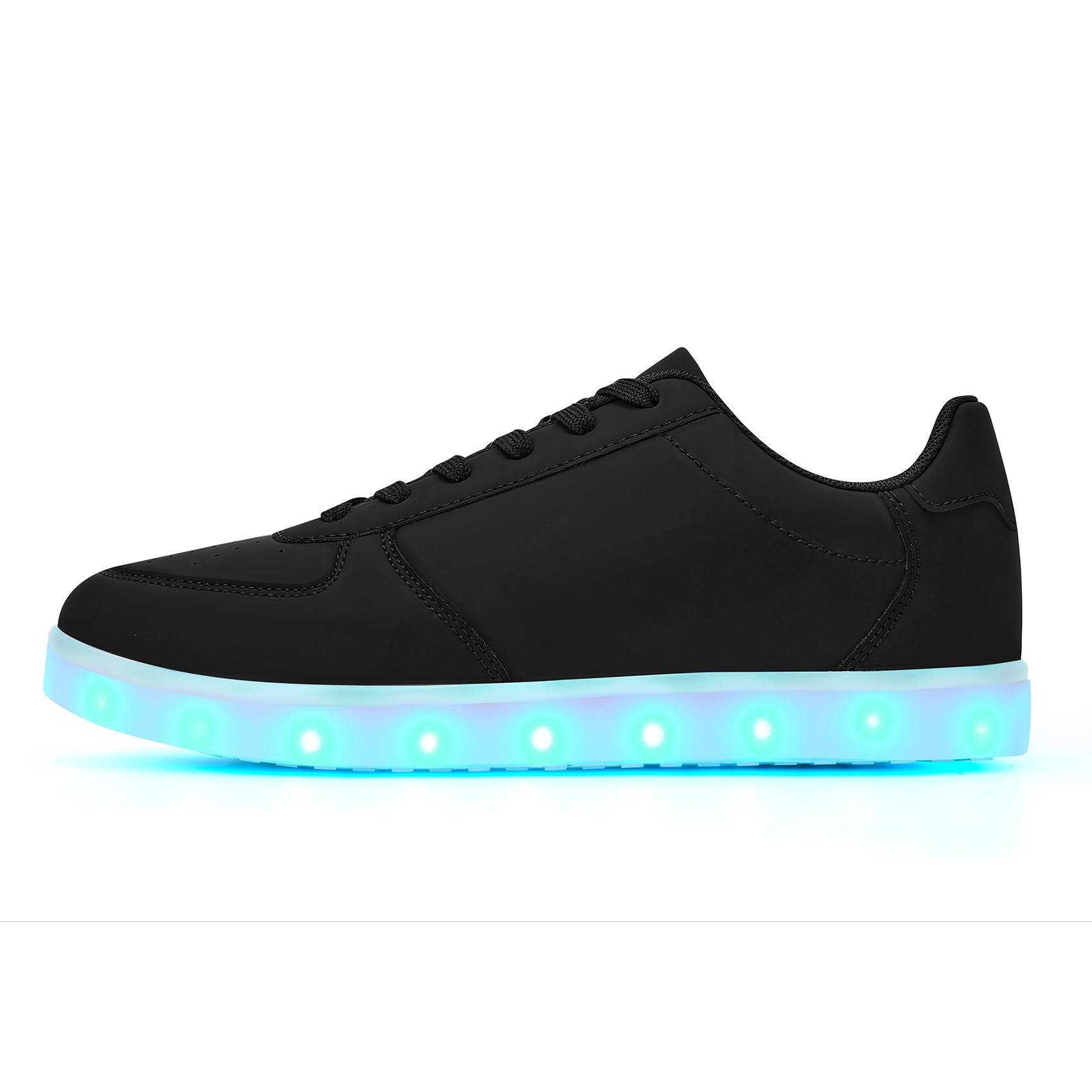 OEKLA Unisex LED Shoes - Fashion Light Up Sneakers, Breathable USB Charging Glowing Luminous LED Shoes for Men Women