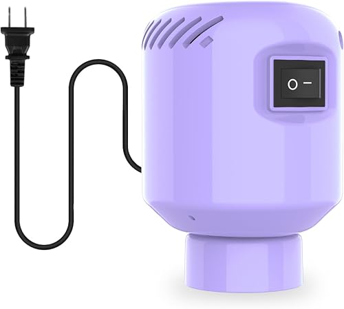 Electric Pump for Vacuum Storage Bags, Travel Vacuum Pump for Various Vacuum Seal Bags Portable Vacpack Air Pump for Compression Clothing Blanket Luggage Purple (Storage Bag Not Included)