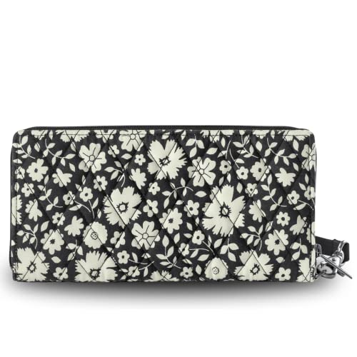 Bella Taylor Country Floral Feedsack Collection, Rfid Wristlet Envelope Wallet For Cash Envelope Budgeting, Bicolor Floral Black #TOP1