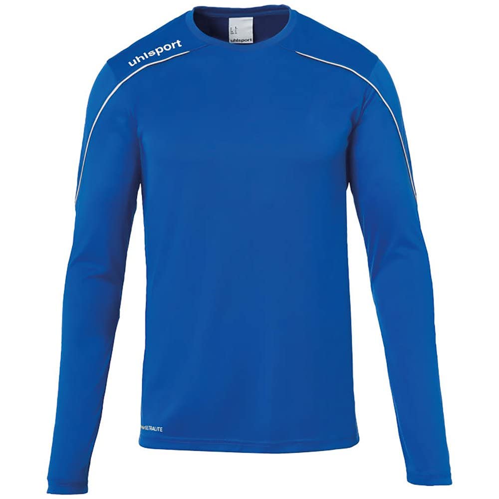 Uhlsport Stream 22 Long Sleeve Jersey Men, Fir Green/Fluo Green, Moisture Wicking Dry Tech, Size M
