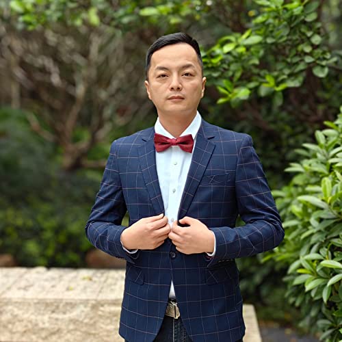 SYAYA Bow Tie for Men, Boy Classic Tuxedo Bowtie Glitter Dot for Wedding, Dinner Parties, Proms & Formal Events U-S-T93