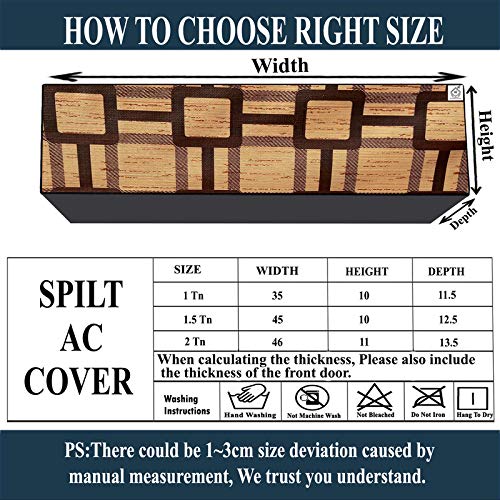 Image of Polycarbonate Water & Dustproof Split Ac Cover for Lloyd 1.5 Ton 1 Star, Copper, Ls19a3ff-o, Gray (Color01)