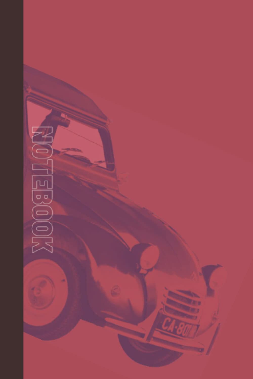 Notebook: Citroen 2CV: Vintage French Cars