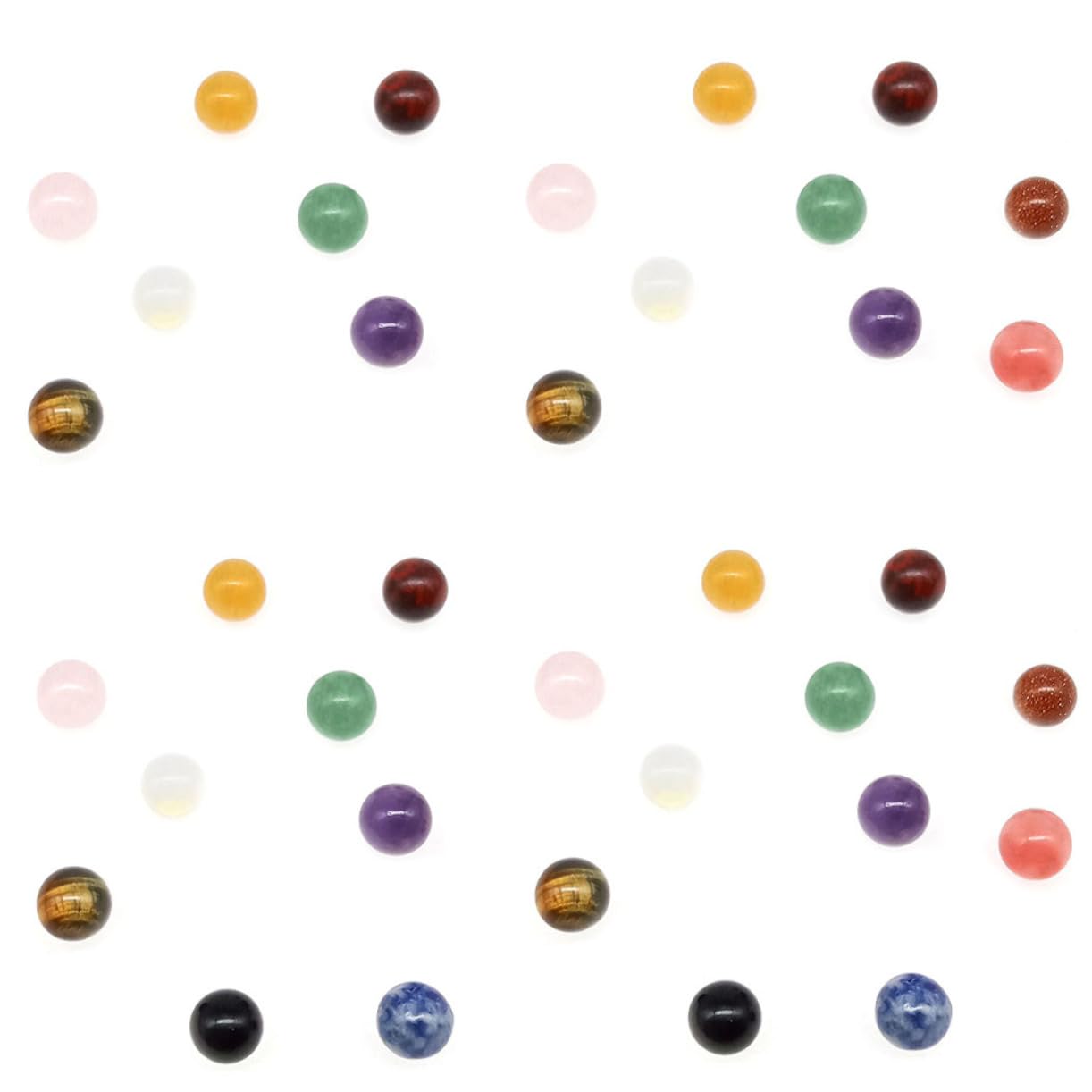 NUOBESTY 150pezzi Perline Colorate Cristallo Per Creazione Gioielli Buco Kit Fai Da Te Per Accessori Artigianali Misura Compatta Facile Da Conservare Condividi La Tua Creatività