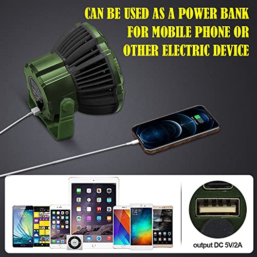 Ayamaya 6 Person Pop Up Tent & Rechargeable Camping Tent Fan With Led Light, Easy Pop Up Tents And Amping Lantern Fan For Camping Car Office Hurricane Emergency Survival #TOP4