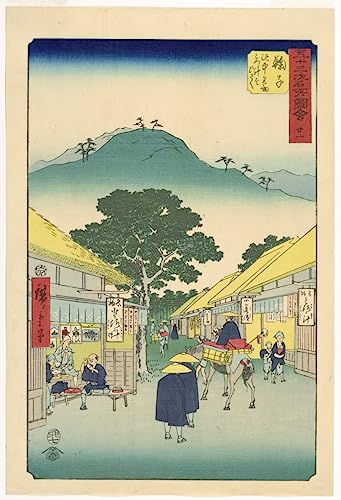 Art Reproduction Affiche Ando Hiroshige Toile Canvas Impression Haute Définition