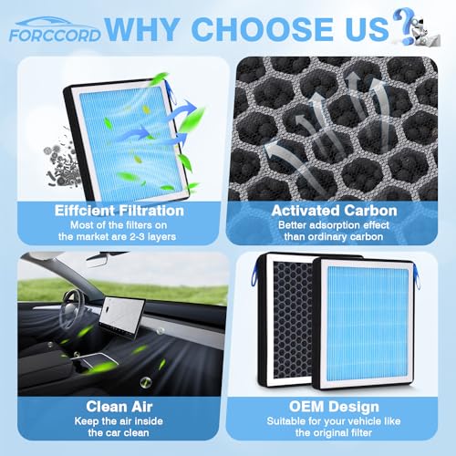 Image of 2-Pack Cabin Air Filters for Camry /Corolla /4Runner /Sienna /Tundra /RAV4
