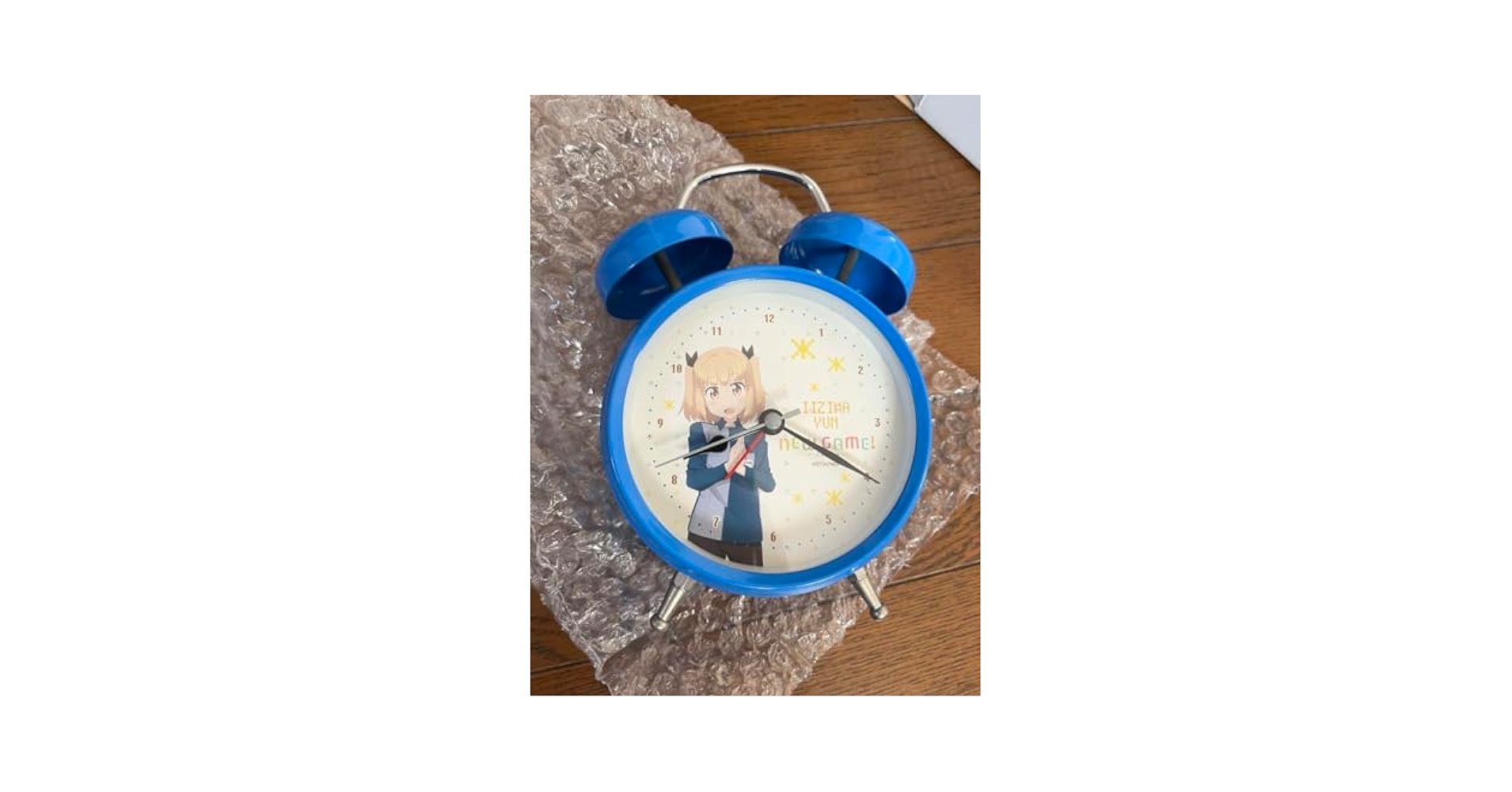 Amazon.co.jp: オリジナルボイスNEW GAME 目覚まし時計 飯島ゆん