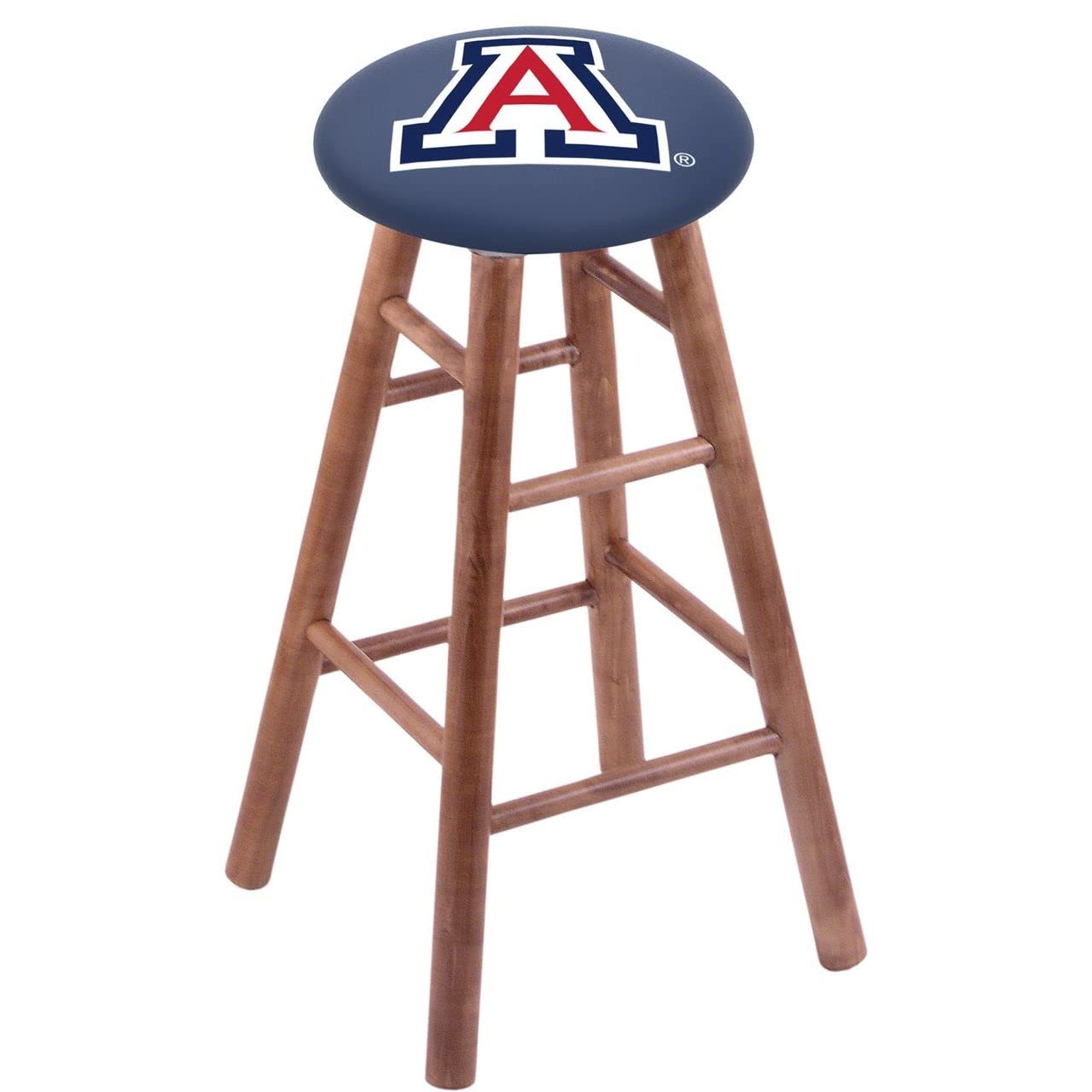 Holland Bar Stool Co. Maple Bar Stool in Medium Finish with Arizona Seat by The