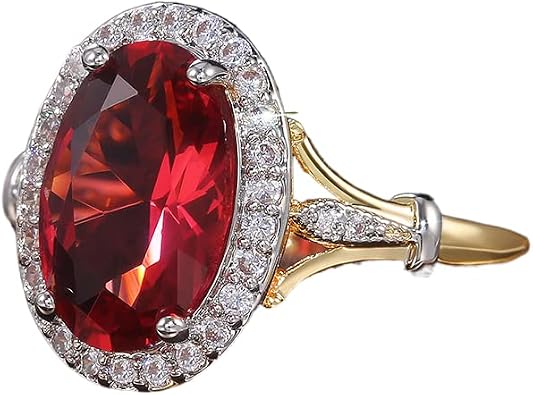 925 Sterling Silver shining ruby gold Cubic Zirconia Rings Diamond Rings for Women Jewelry Findings Earring Backs Findings