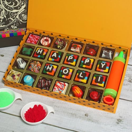 Image of Velvet Fine Chocolates Holi Party box
