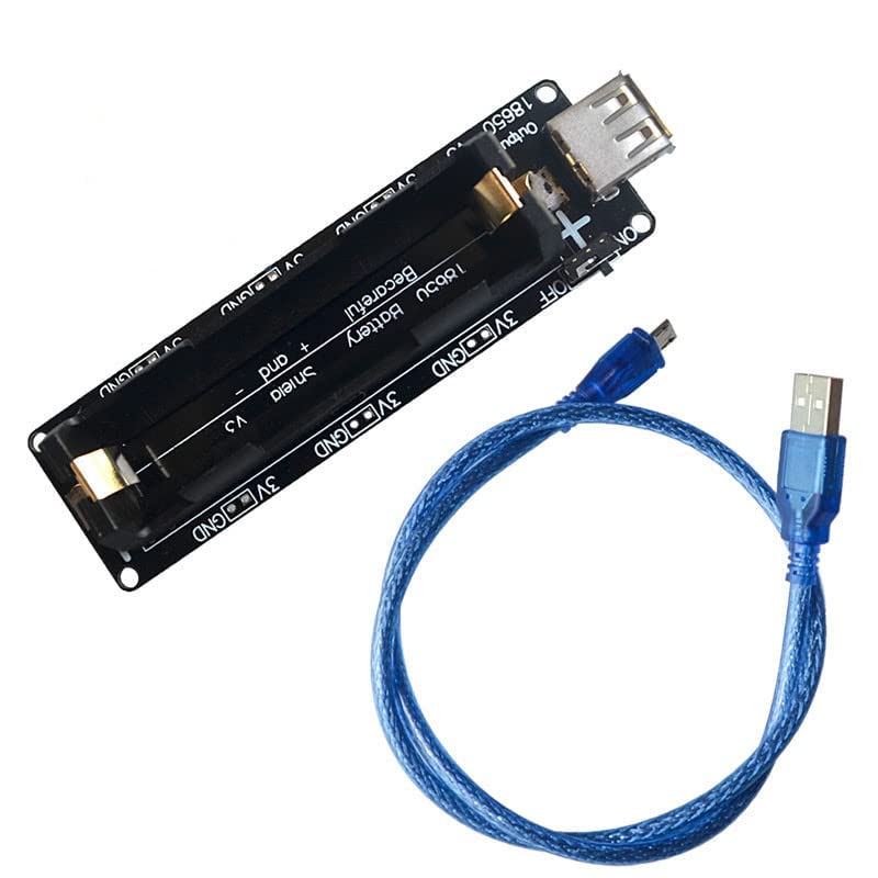 Battery Shield V3 Per ESP32/Arduino - Alimentatore 5V/2A Con USB-C | Ideale Per Progetti DIY E Robotica