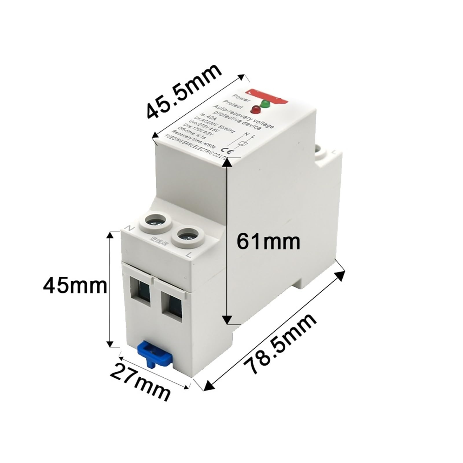 TOGGLE SWITCH 2 POS/3 TERM