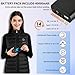 Kiangvest Women's Heated Vest with 2 Pcs 20000mAh/7.4 V Battery Pack, Heated Vest for Womens 21 Heating Zones