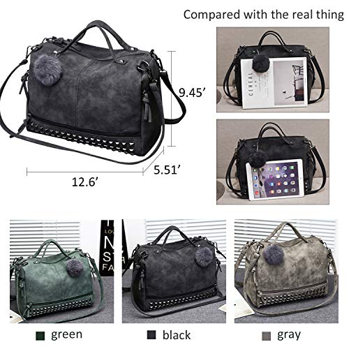 Bolso Tote Tachonado para Mujeres Estilo Punk miniatura 3