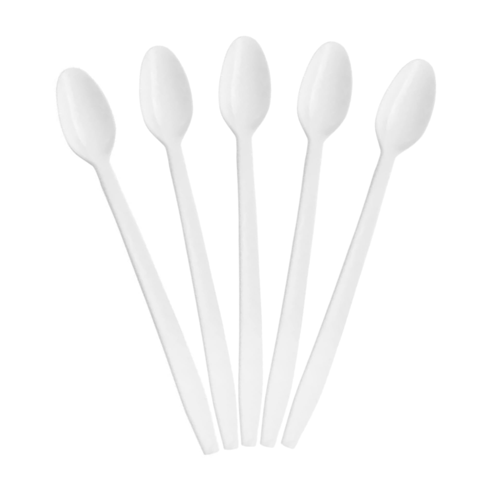 Knupp Co. Large White Plastic Spoons, 8