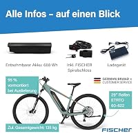 Fischer E-Bike MTB Montis 2.2 Active Elektrofahrrad für Damen und Herren, RH 49, Heckmotor 50 Nm, 48 V Akku – Ansicht 7