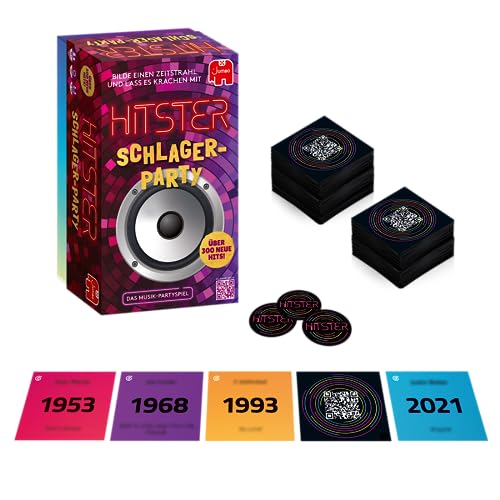 Hitster Schlager - EIN Party- und Kartenspiel für Erwachsene und Familien - 2 bis 10 Spieler ab 16 Jahren, Deutsch (DE)