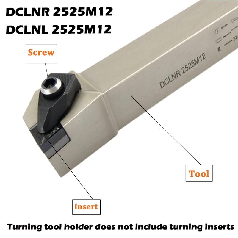 Portaherramientas para torno DCLNR2525M12 DCLNL2525M12 miniatura 6