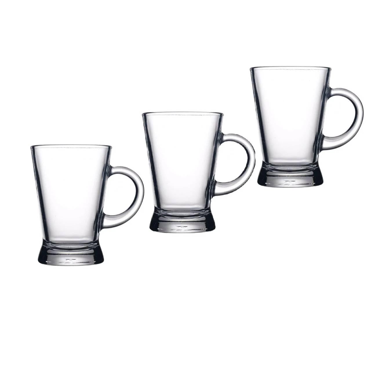Portal Glass Small Transparent Tea Cup - 180 ml - 6Piece