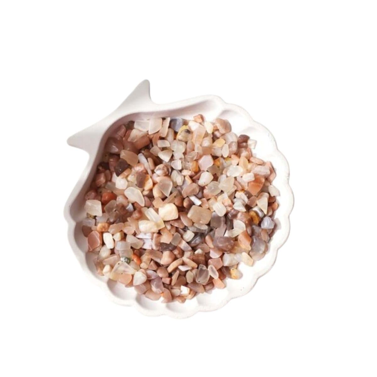 9dzine Multi Moonstone Crystal Stone Chips Beads Multi Moonstone Irregular Shape Crushed Crystal Chips Gemstone Pebble for Vastu Correction 50 Gm-image-34