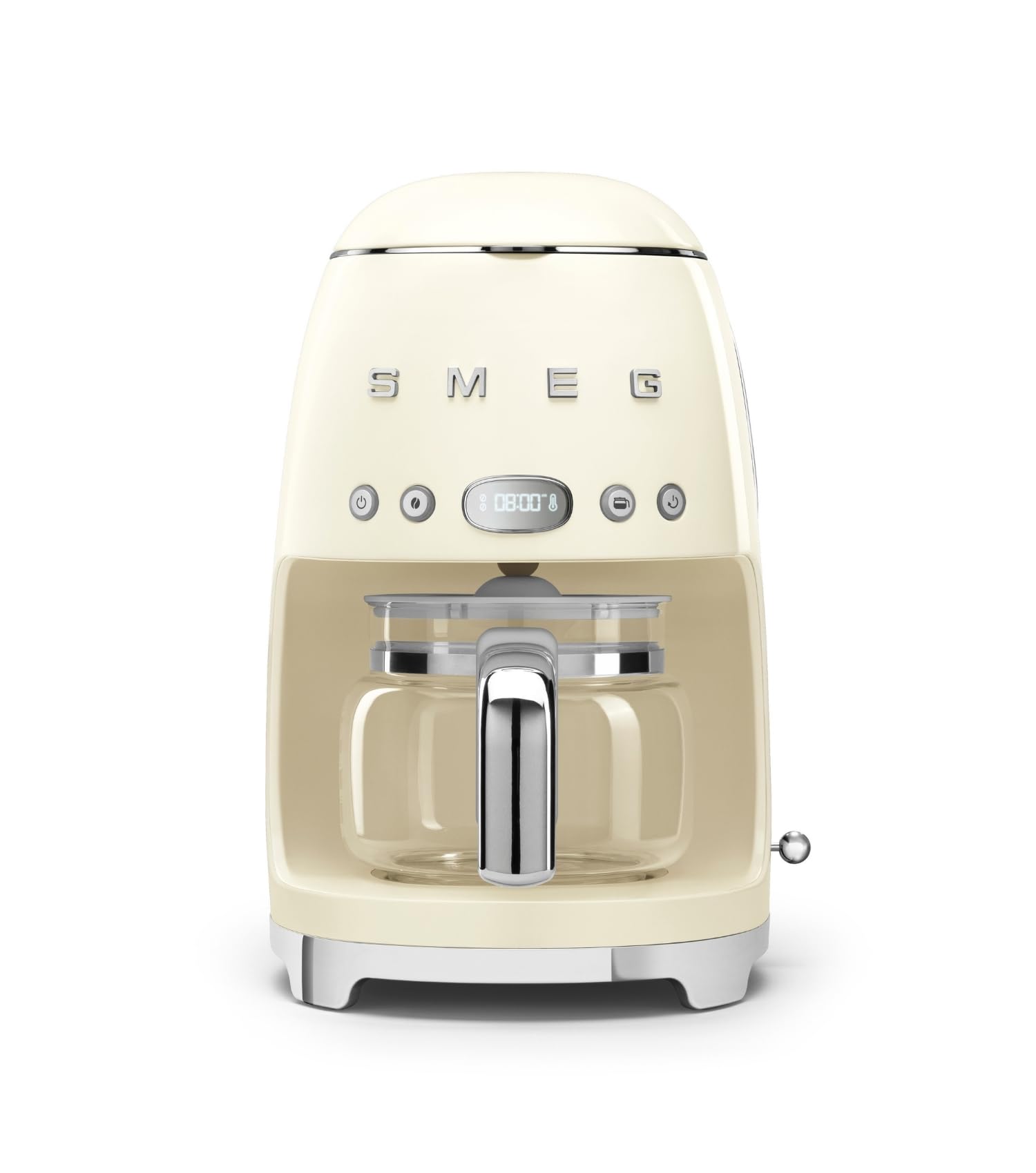 Smeg DCF02CREU, machine à café filtre, 12 tasses, 2 niveaux d'intensité