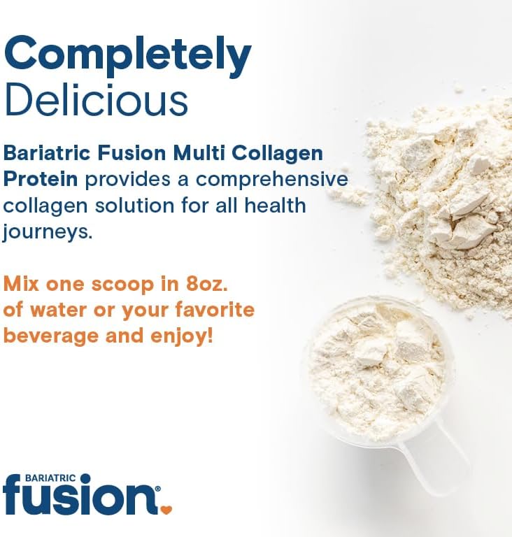Bariatric Fusion Strawberry Banana Multi Collagen Protein Powder | Plus Joint Support Complex of MSM and Glucosamine | Dairy, Gluten & Soy Free | Non-GMO | 30 Servings - Image 7