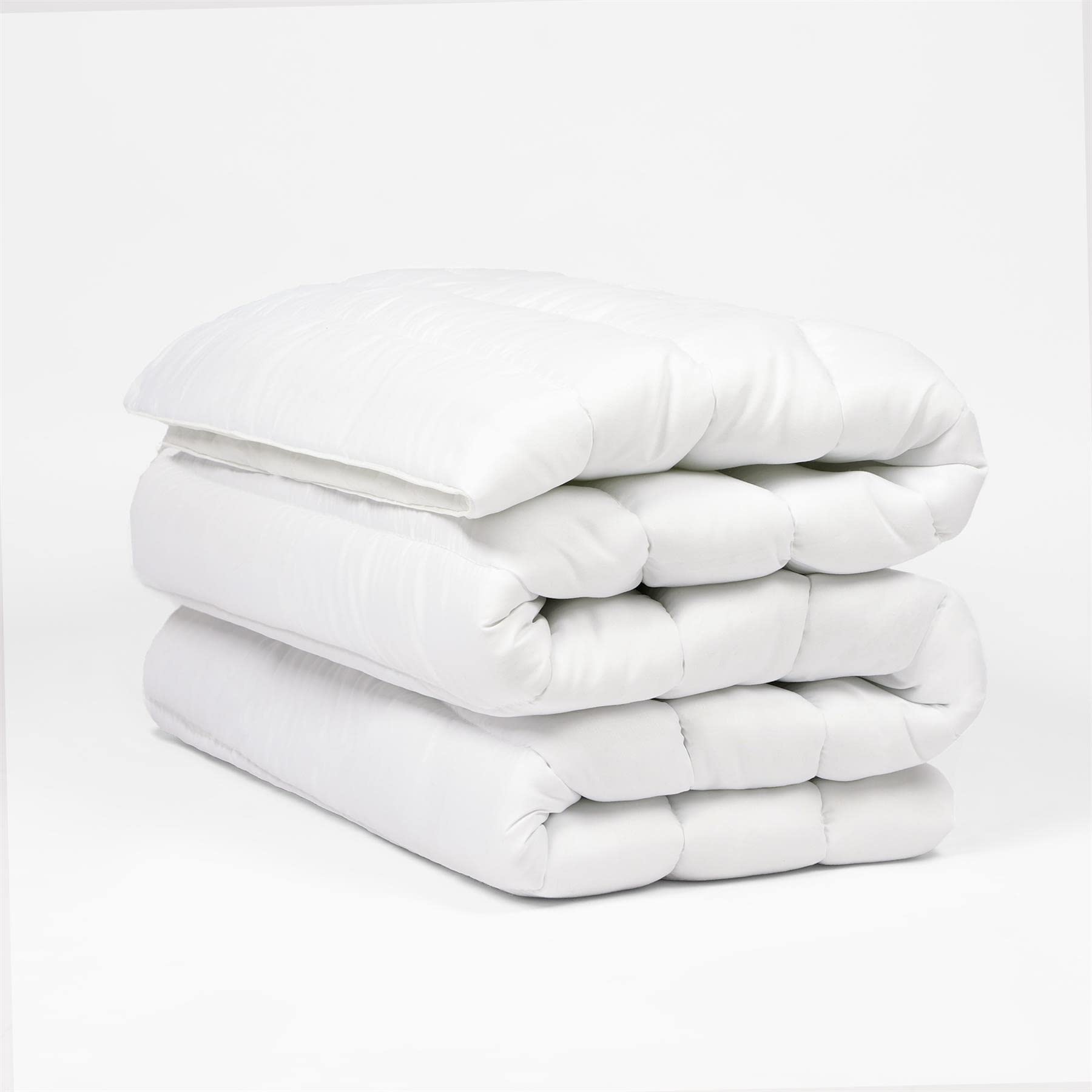 Ohs White Deep Fill Single Mattress Topper, Thick Mattress Topper Deep Sleep Enhancer Bed Pad Protector Anti Allergy Toppers For Single Bed