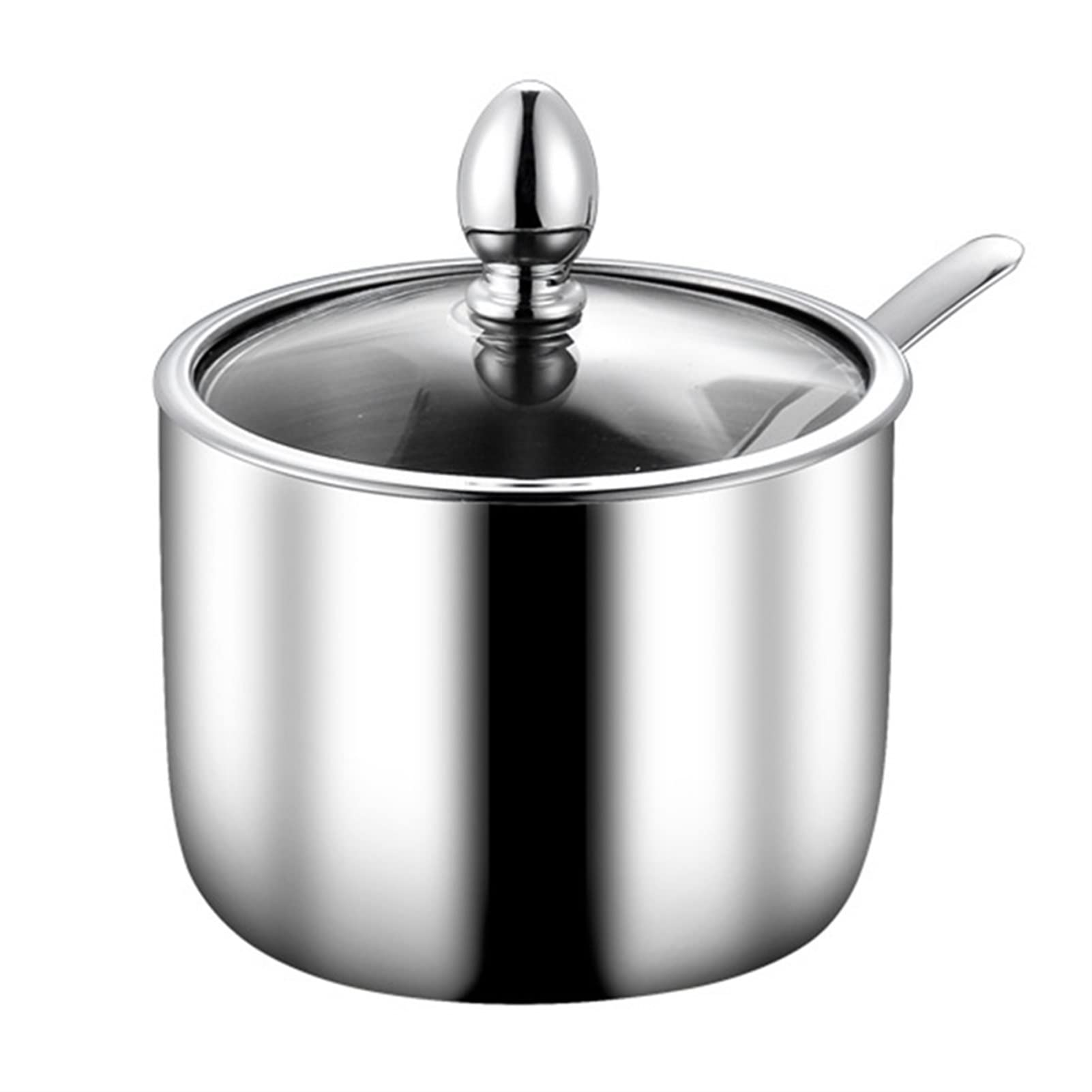 Saleros Y Pimenteros Pimentero Conjunto de recipiente de la especia de la olla con la tapa de vidrio sal de sal, organización de la organización, conjunto de contenedor de cocina Ideal Para Sal Y Pimi