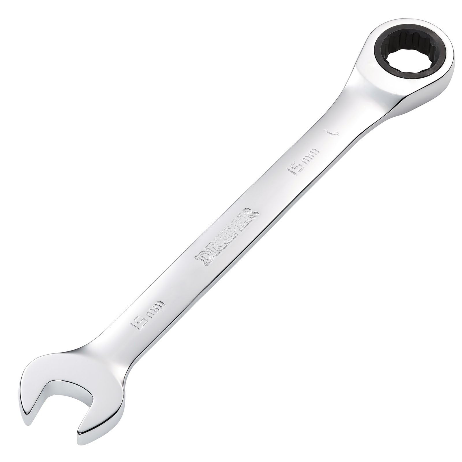 Draper Metric Ratcheting Combination Spanner, 15Mm