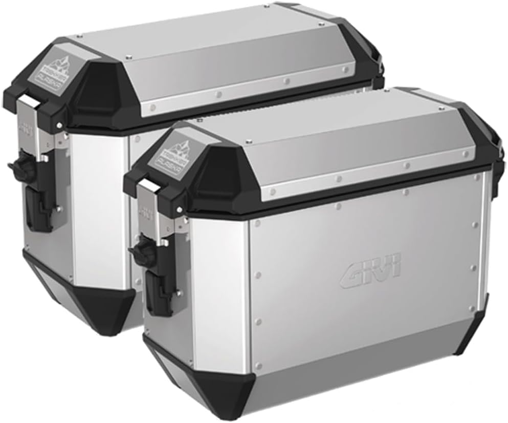 GIVI ALA36APACK2 36LTR Alaska Cases Pair Silver