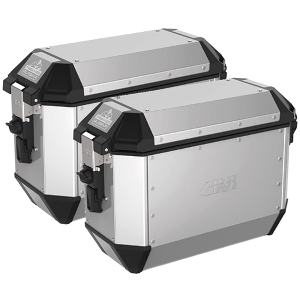 GIVI ALA36APACK2 36LTR Alaska Cases Pair Silver