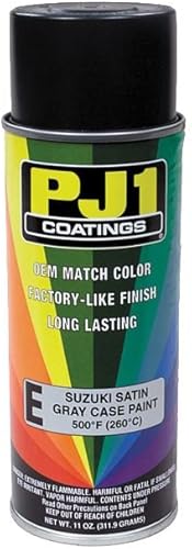 PJ1 16-ENG Pintura en aerosol para motor negro brillante (Aerosol), 12 onzas