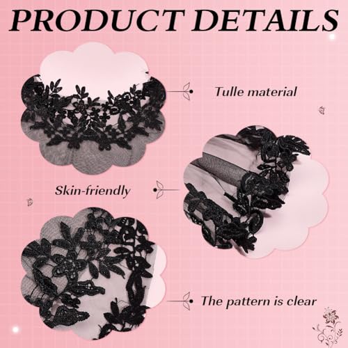 MAYJOYDIY Women's Lace Appliques Shawls Wedding Bridal Cape Shoulder Covers Single Layer Sheer Wedding Floral Lace Cape3