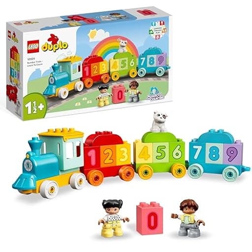 Lego Duplo Tren de los Números: Aprende a Contar - Juguete Educativo Infantil - Ladrillos de Colores con Números y 2 Figuras - Regalo para Niños y Niñas de 1+ Año 10954 | Ya disponible en tu tienda friki favorita! En mundofriki.es!